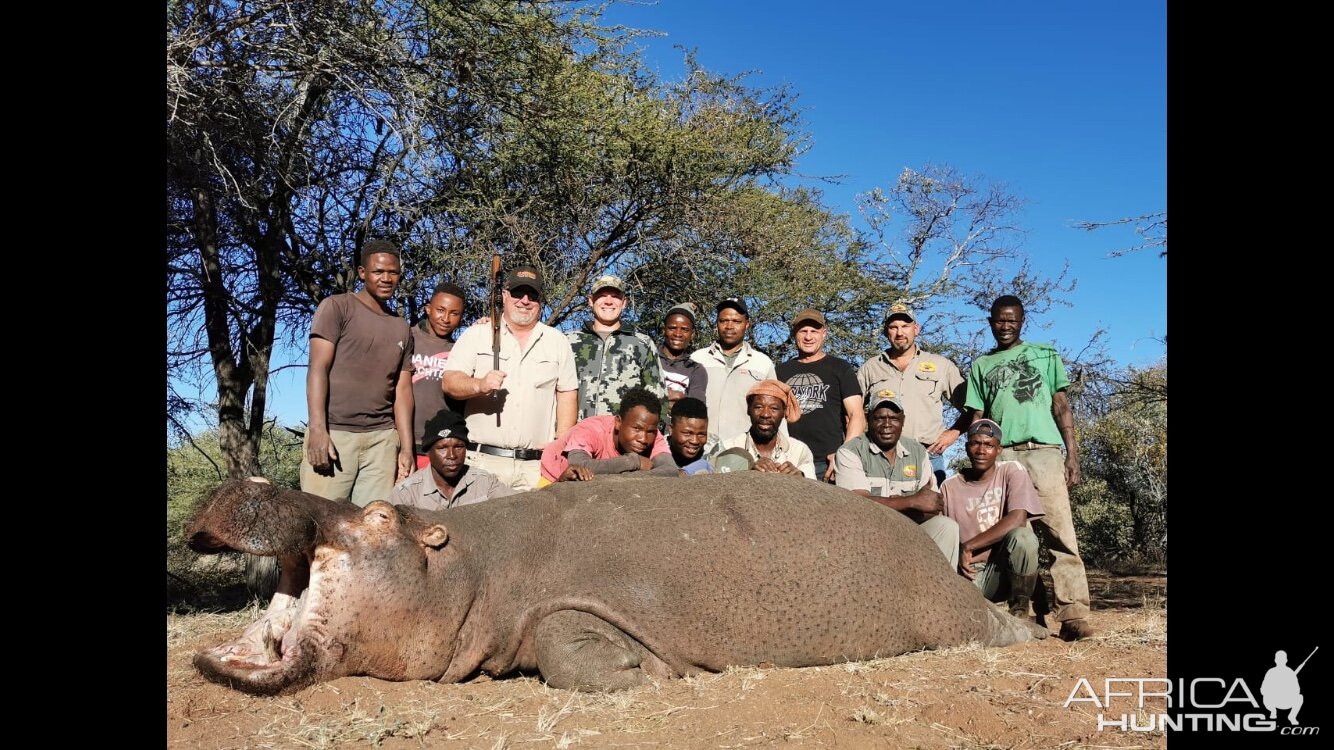 South Africa Hunting Hippo