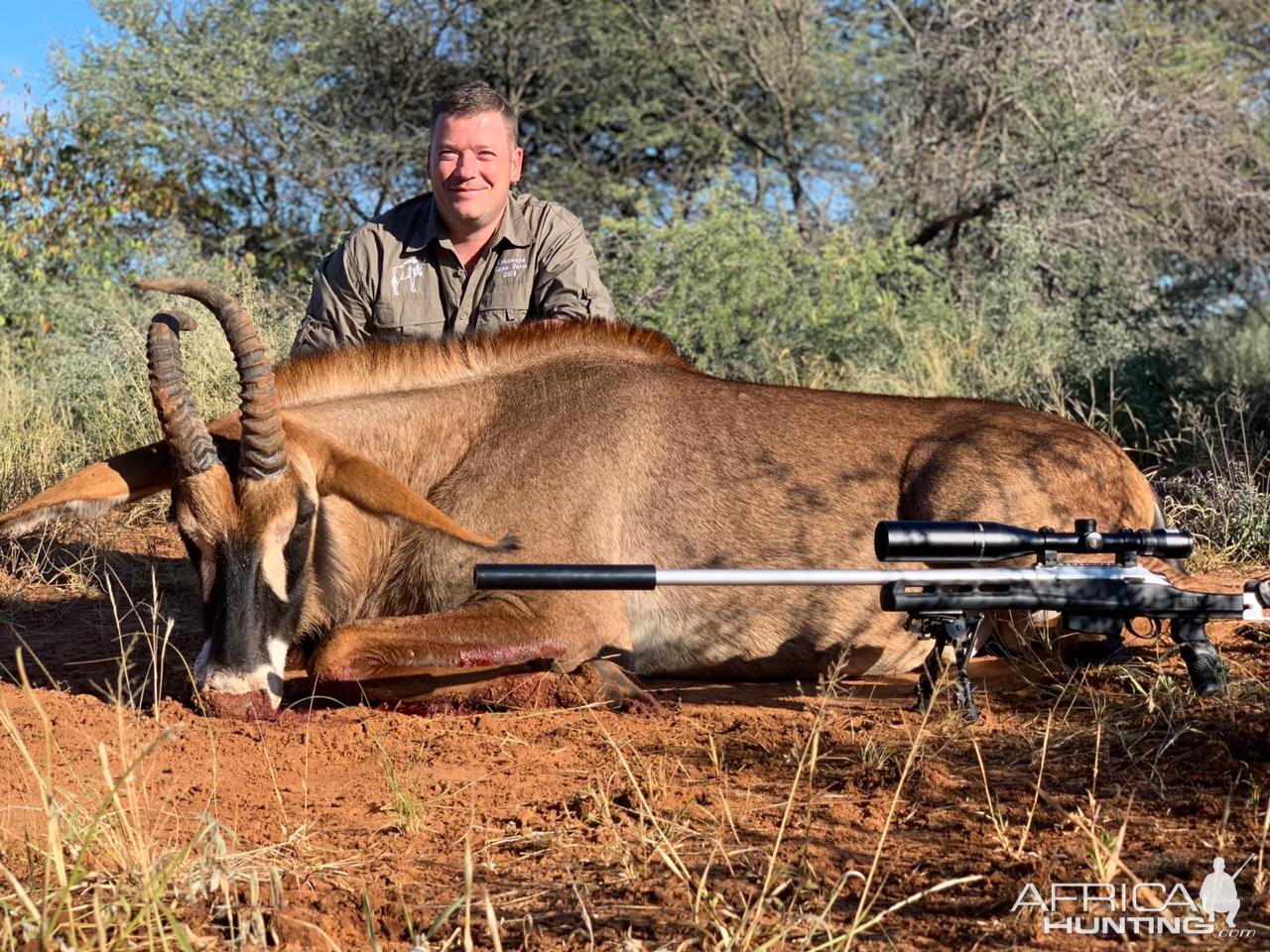 South Africa Hunting Roan Antelope
