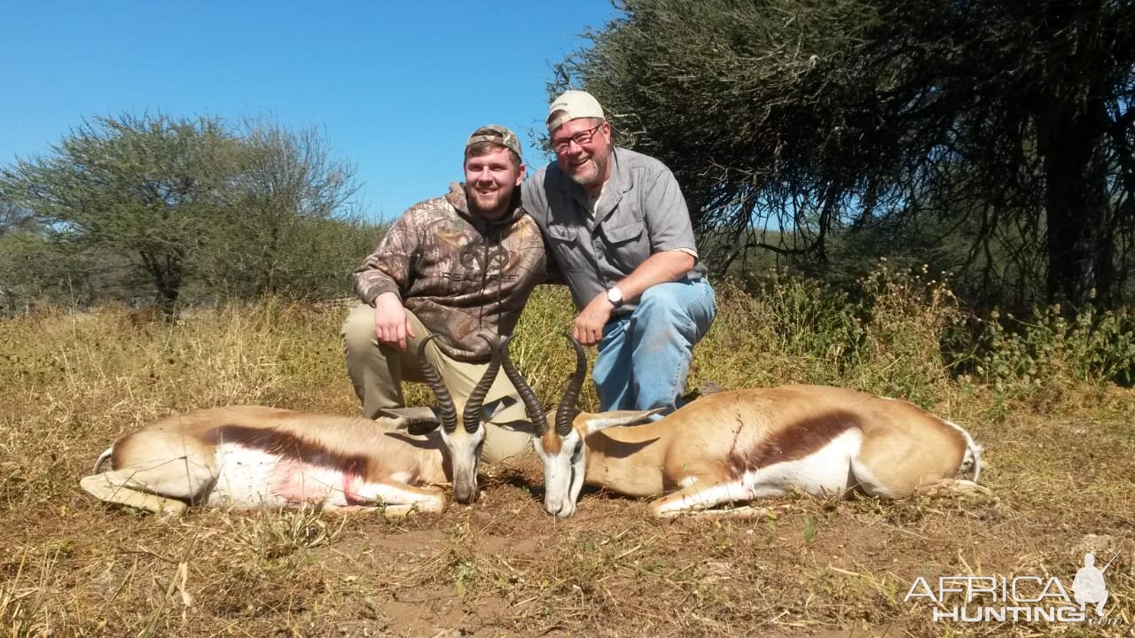 South Africa Hunting Springbok