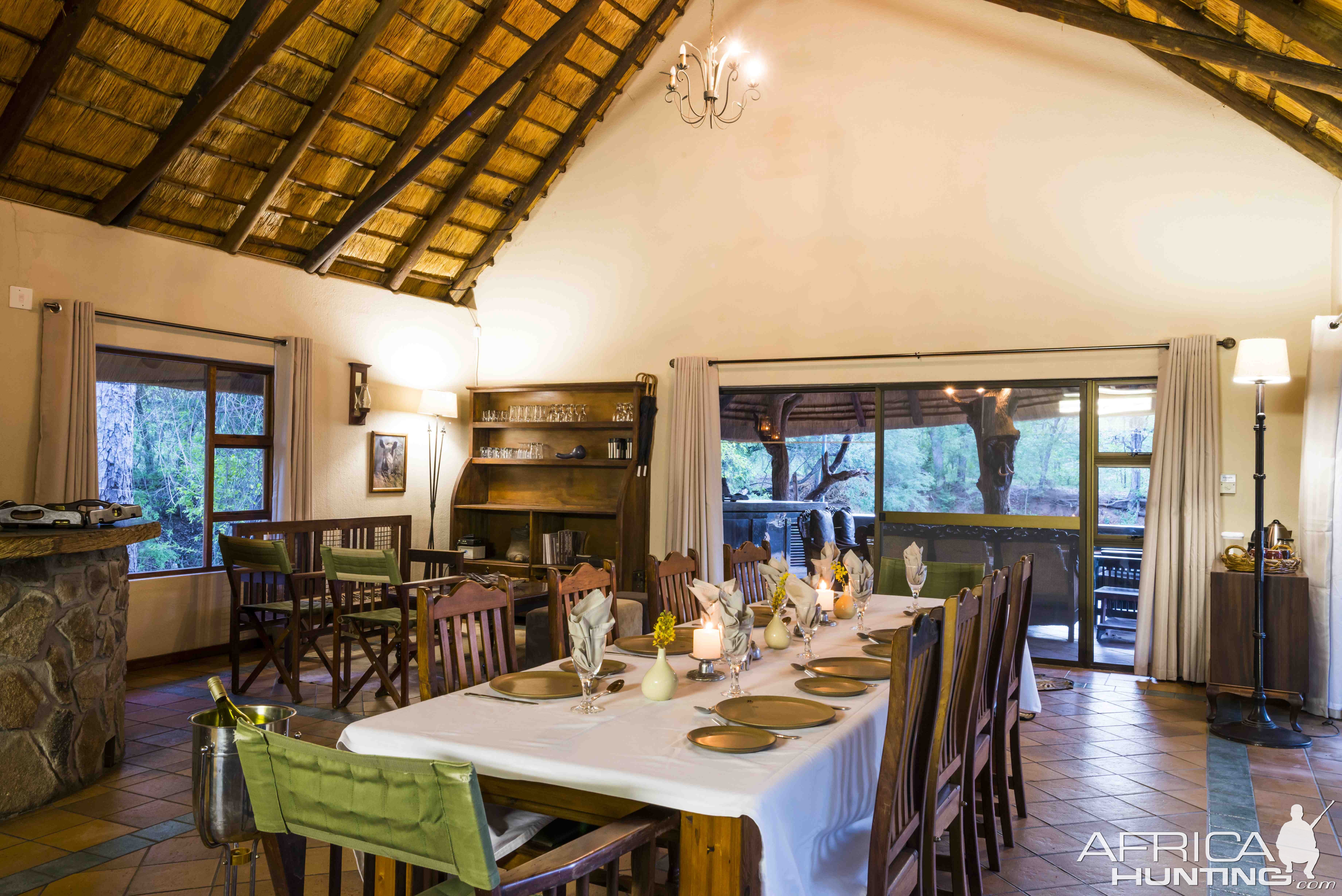 Spear Safari camp dining