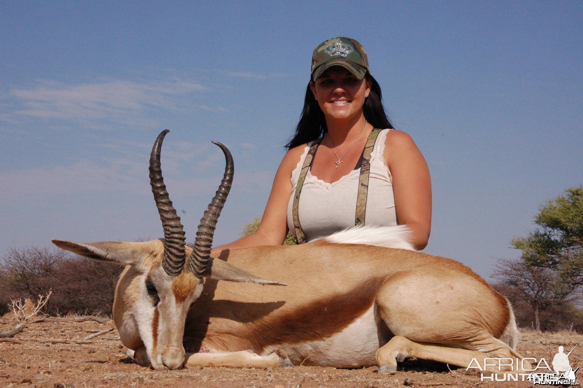 Springbok hunted in Namibia