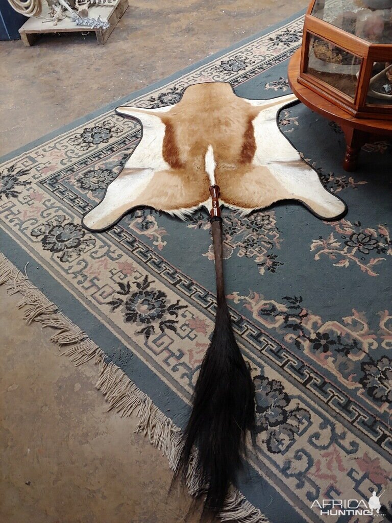 Springbok Rug & Gemsbok Tail Fly Swatter