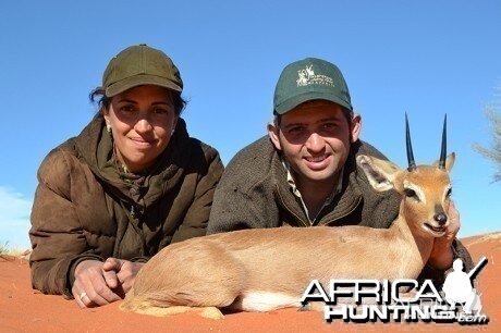 Steenbok hunt with Wintershoek Johnny Vivier Safaris