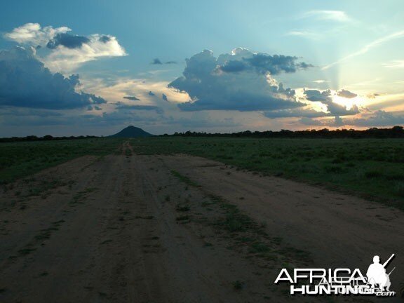 Sunset in Nambia