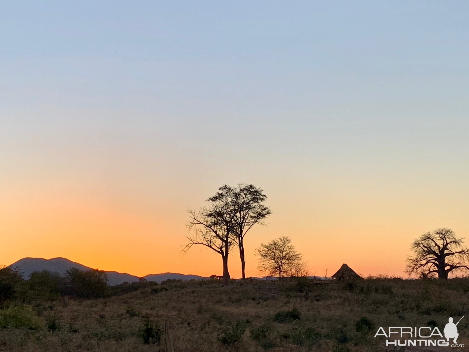 Sunset in Zambia