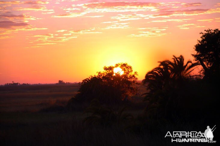 Sunset in Zambia