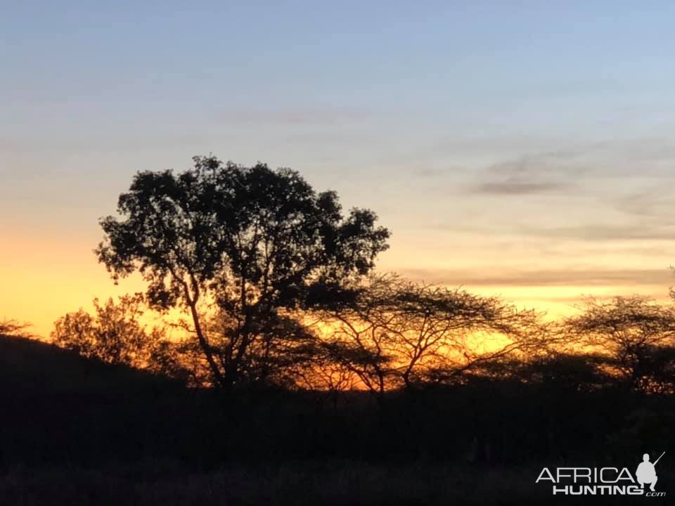 Sunset in Zimbabwe