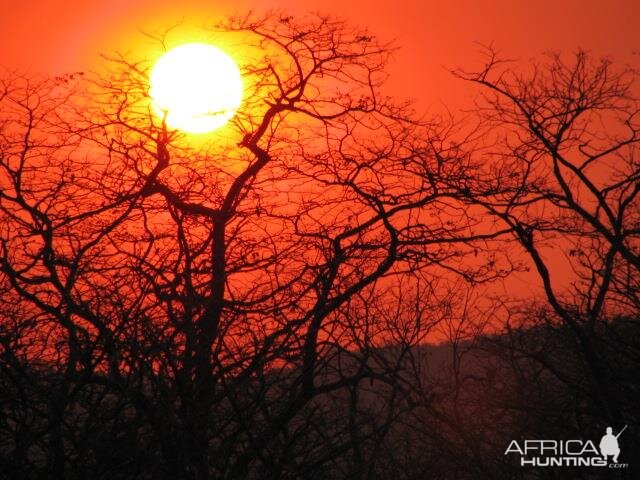 Sunset in Zimbabwe