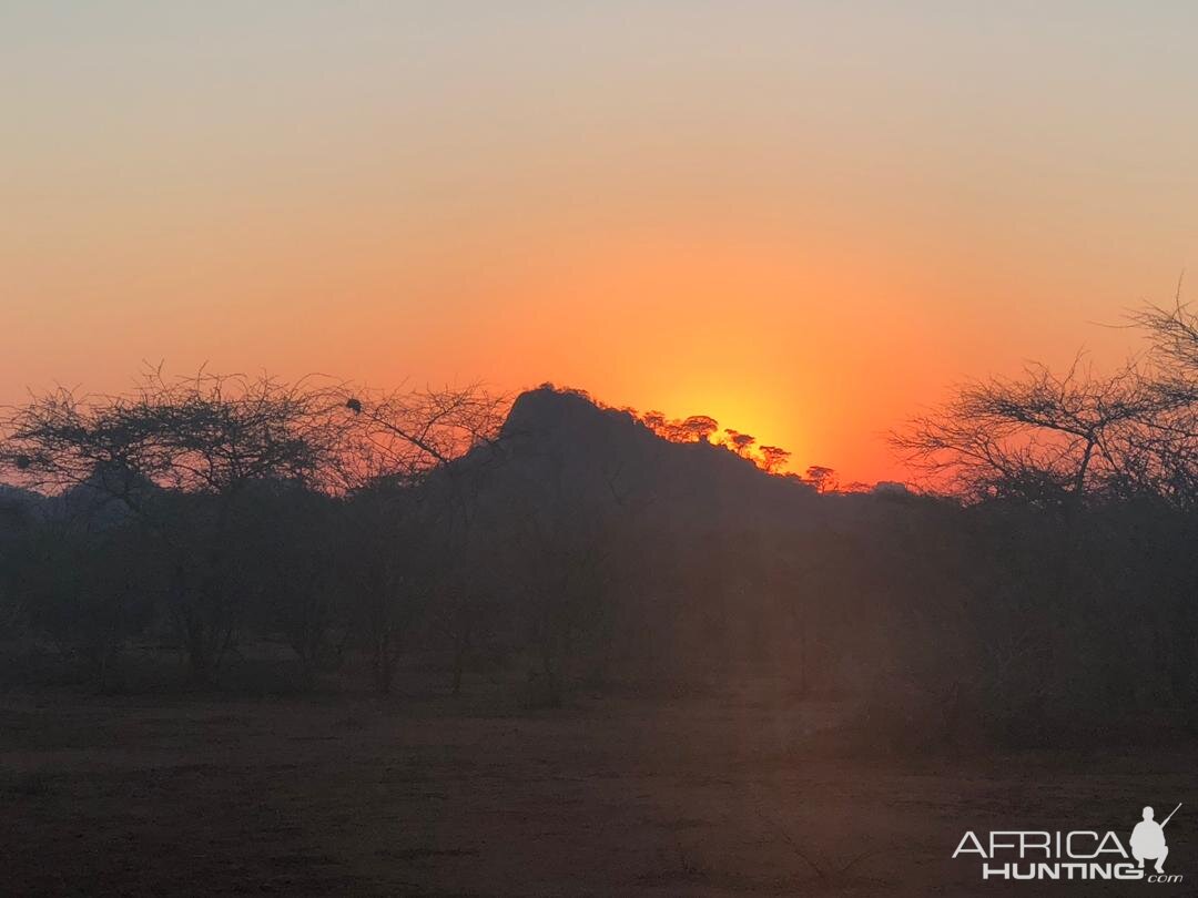 Sunset in Zimbabwe