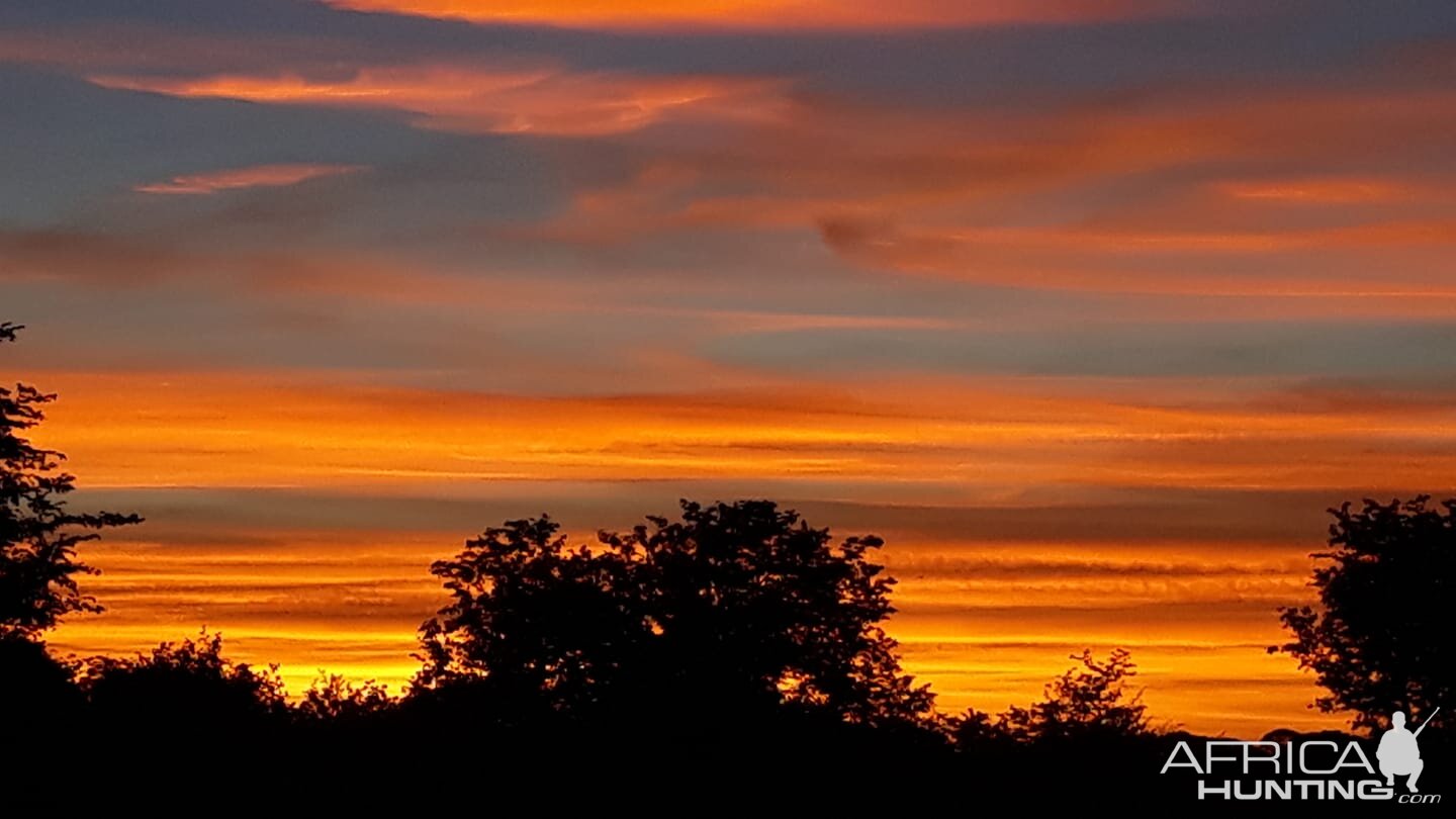 Sunset in Zimbabwe