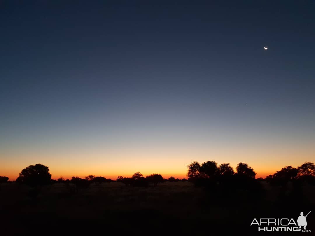 Sunset Kalahari South Africa