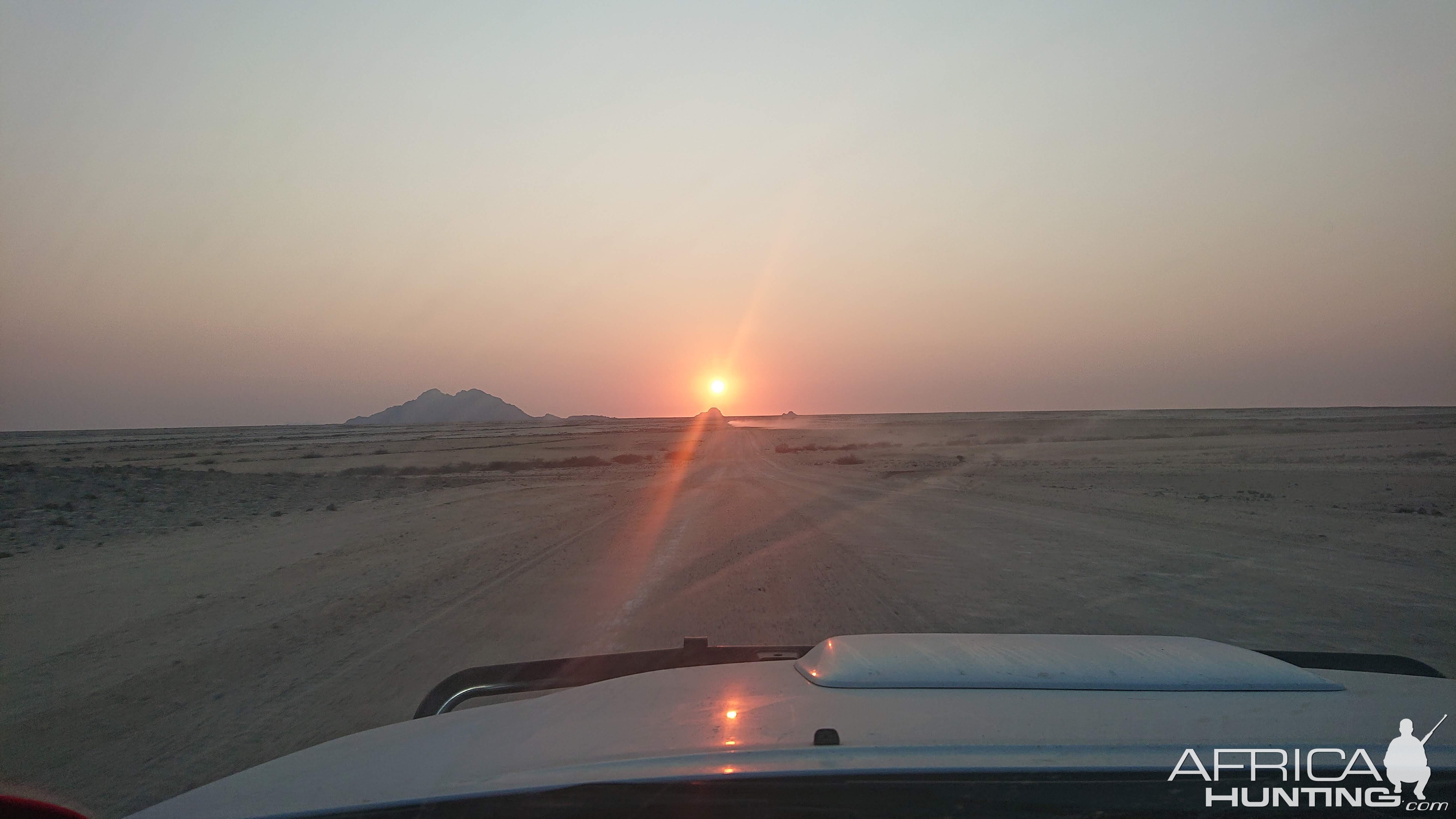 Sunset Namibia