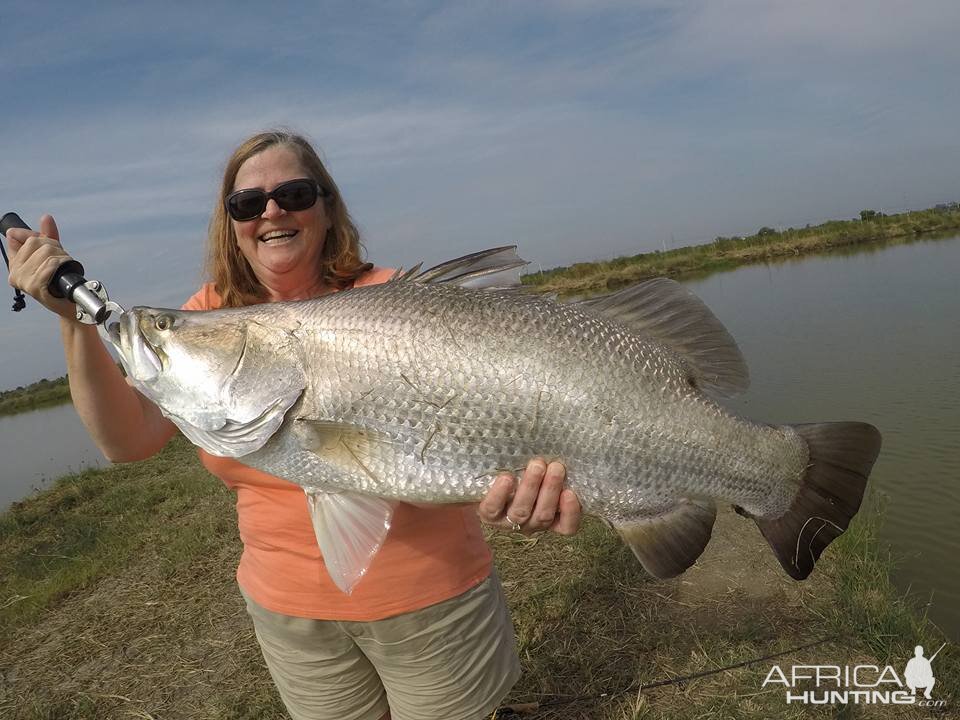 Tammy's big barramundi