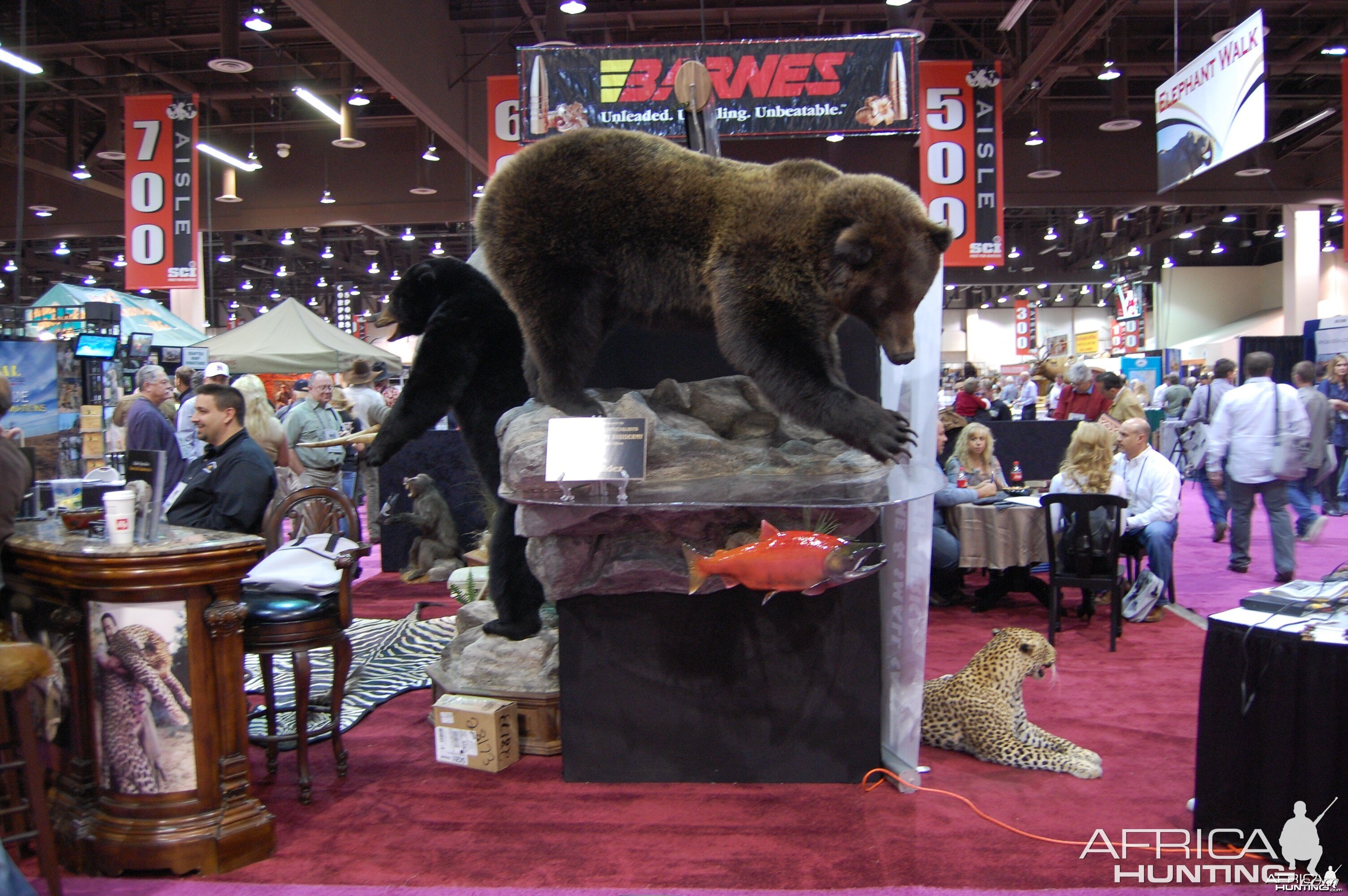 Taxidermy at Safari Club International Convention