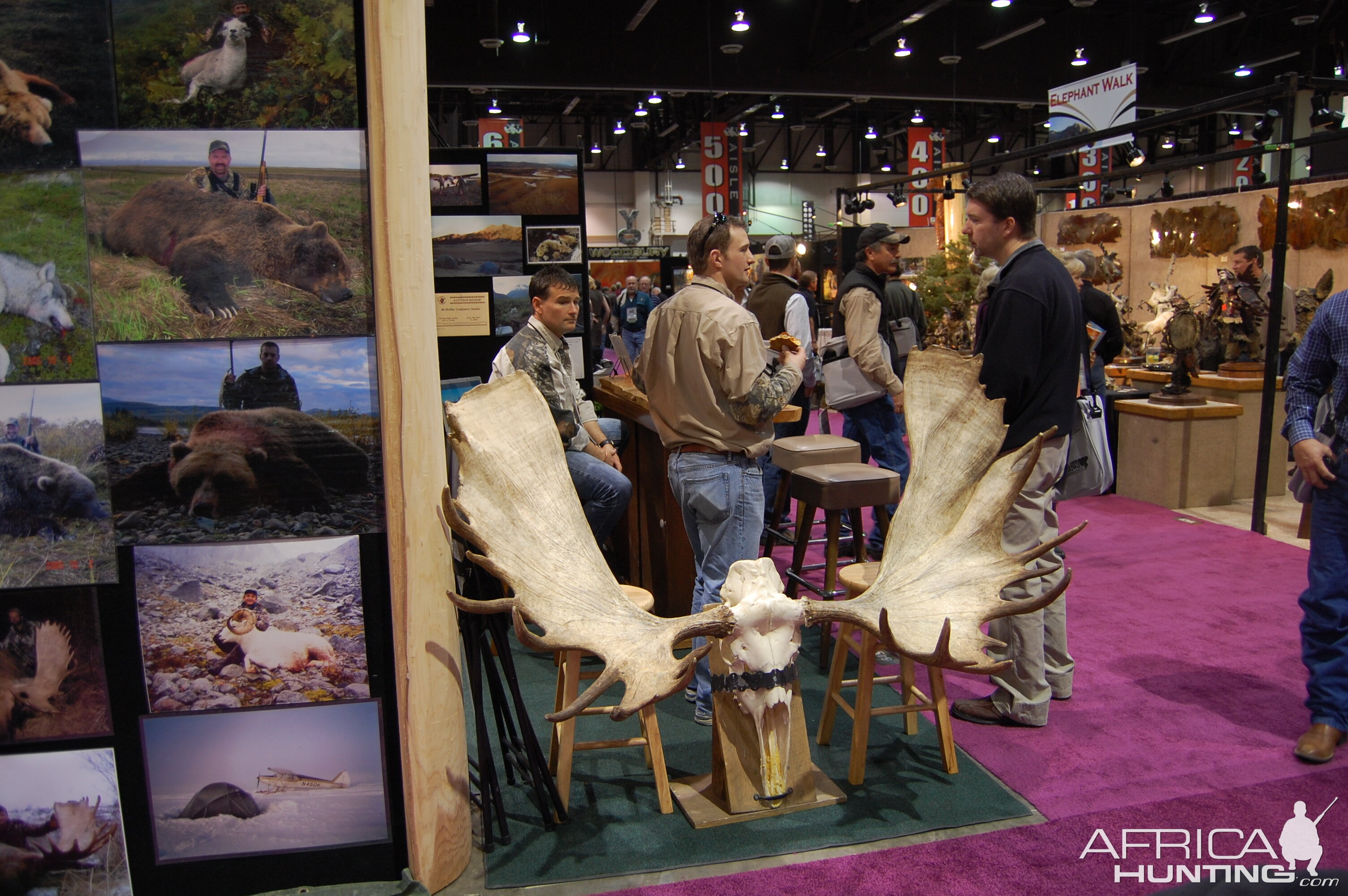 Taxidermy at Safari Club International Convention