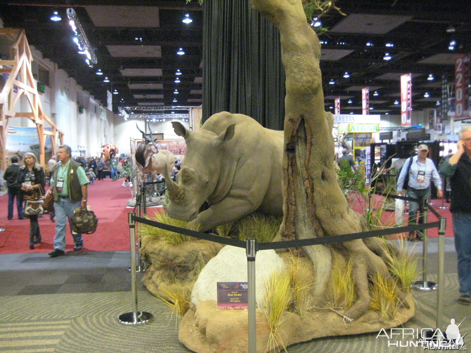 Taxidermy at Safari Club International Convention