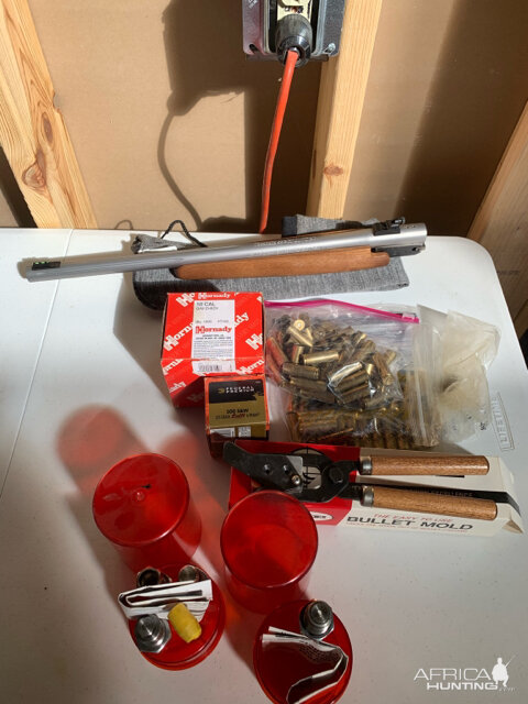 TC 500 S&W 20” Barrel & Reloading Package