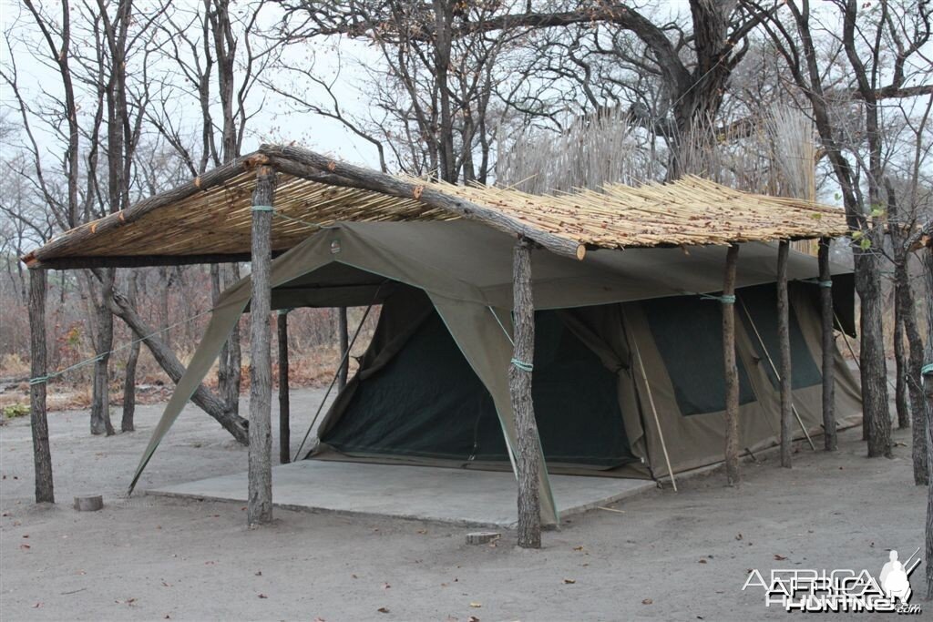 Tented camp in Caprivi Namibia