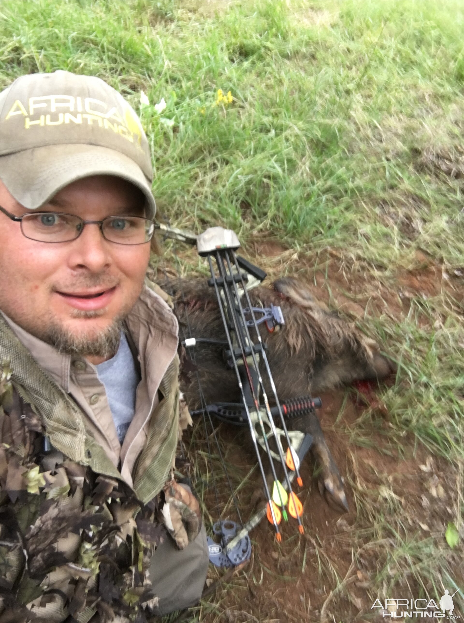 Texas USA Bow Hunt Hog