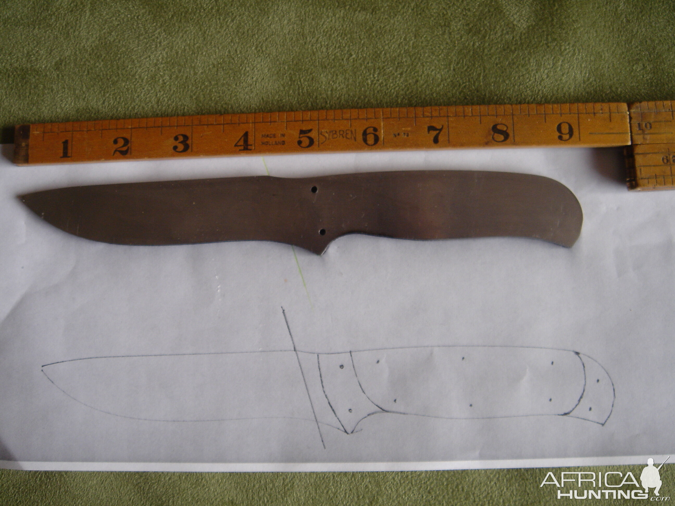 The making of hunting Knife