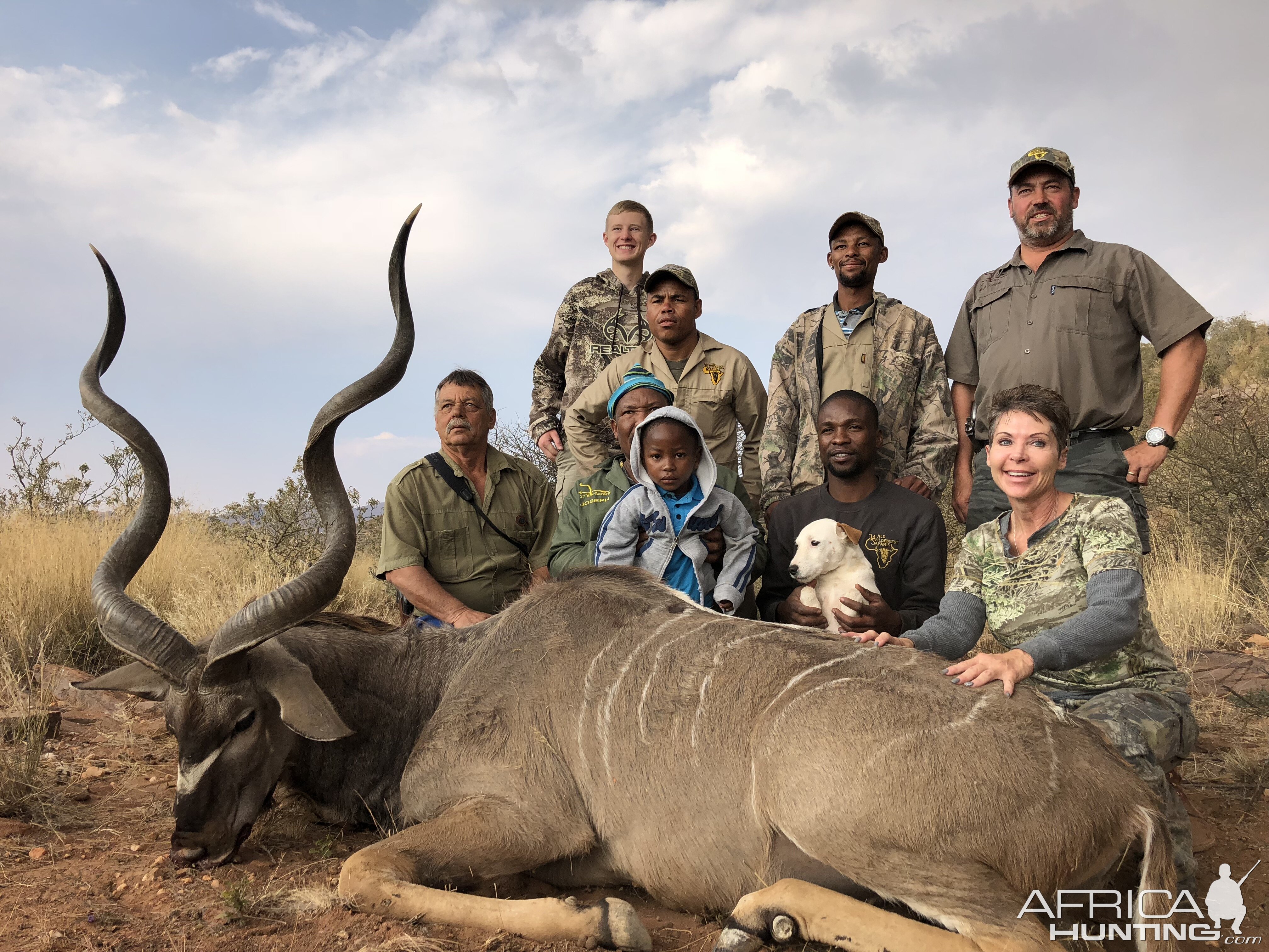 The team getting that Kudu out