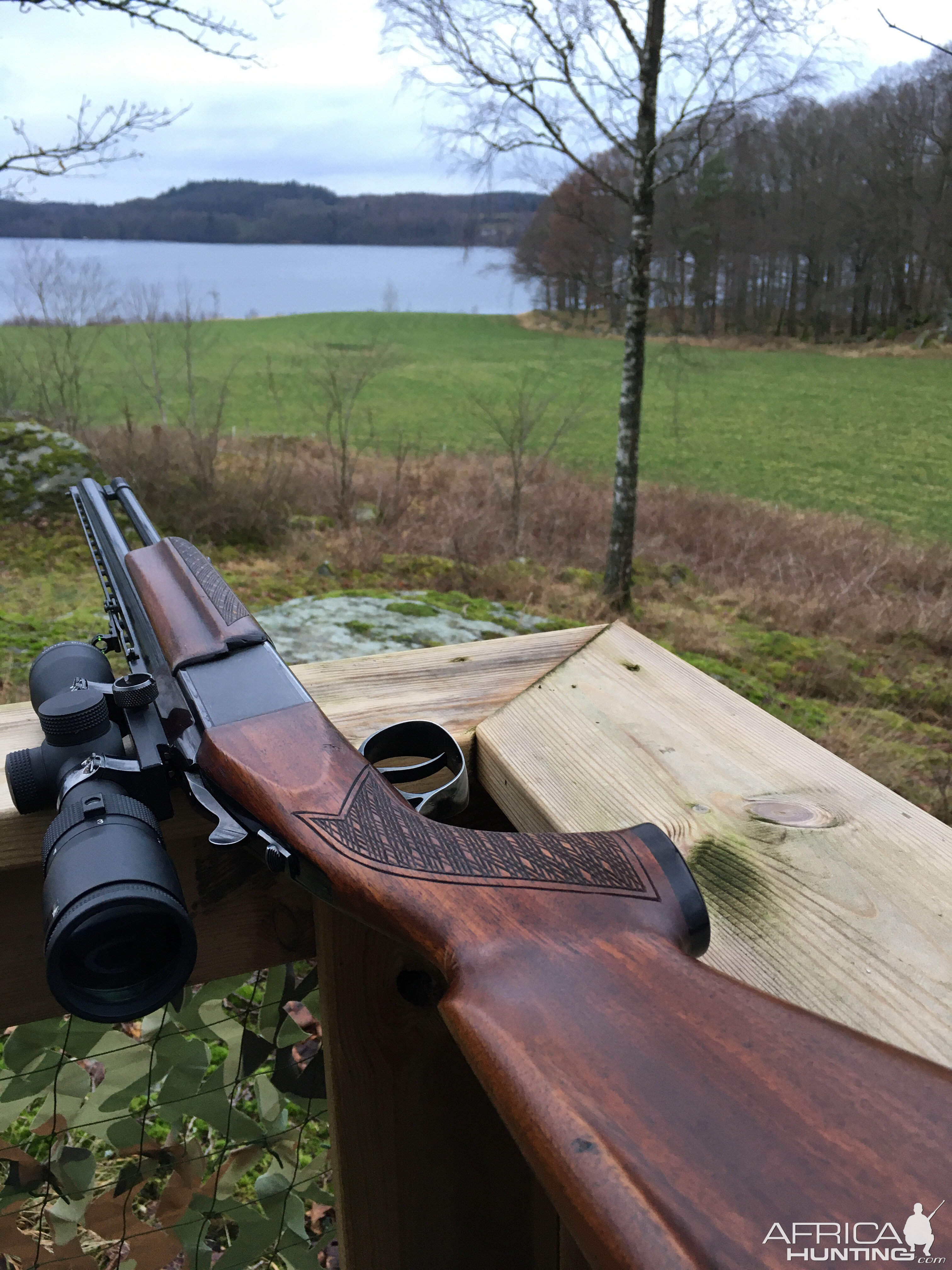 Tikka m77k Combination gun 12/7x57R