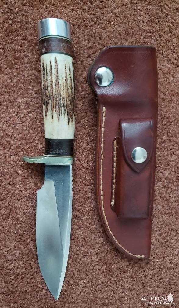 Vintage Randall Stag Trapper Knife