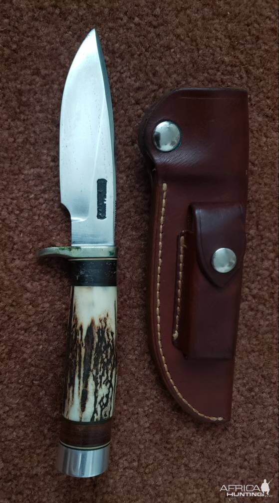 Vintage Randall Stag Trapper Knife