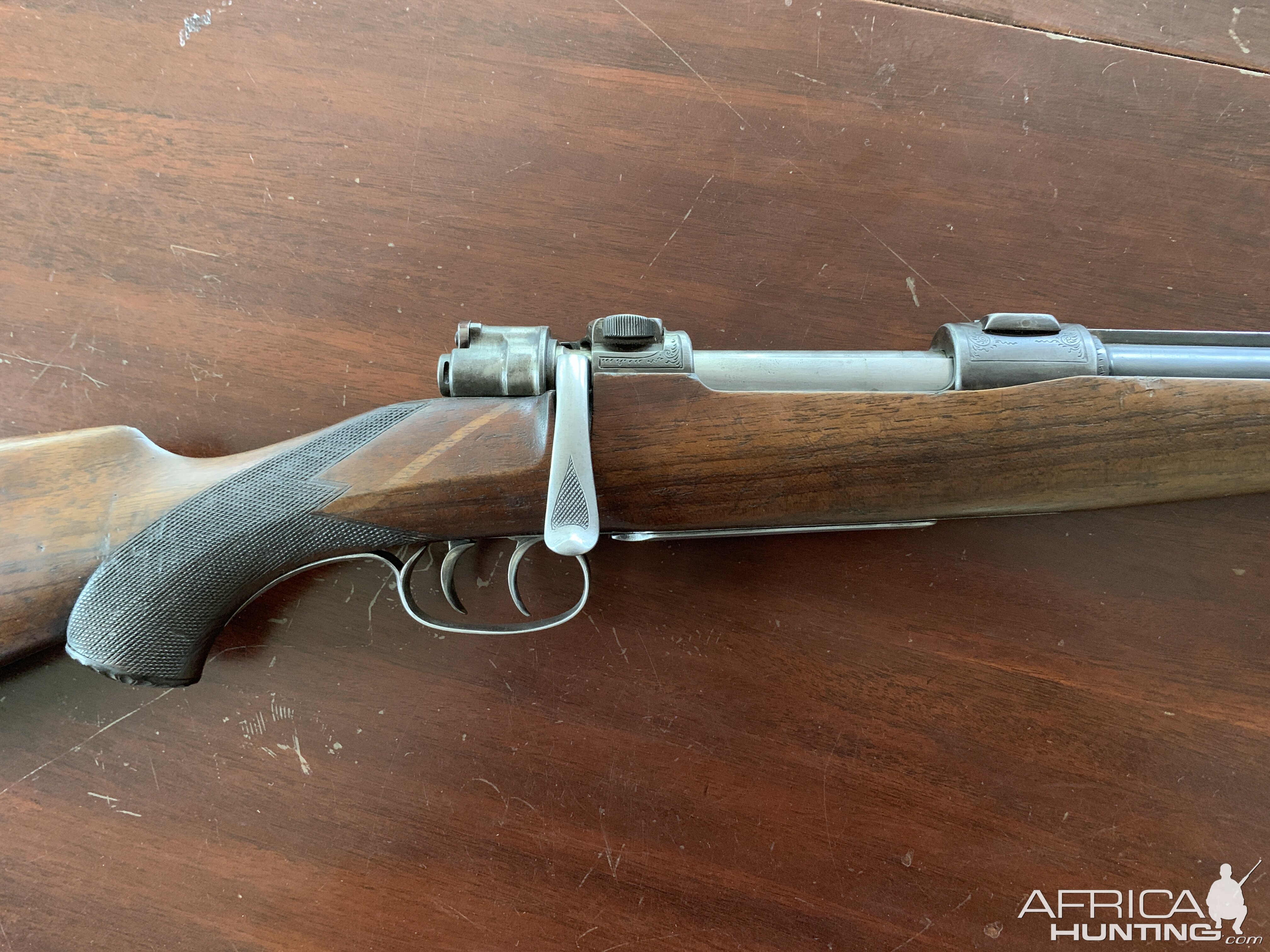 Vintage Sporting Mauser Rifle