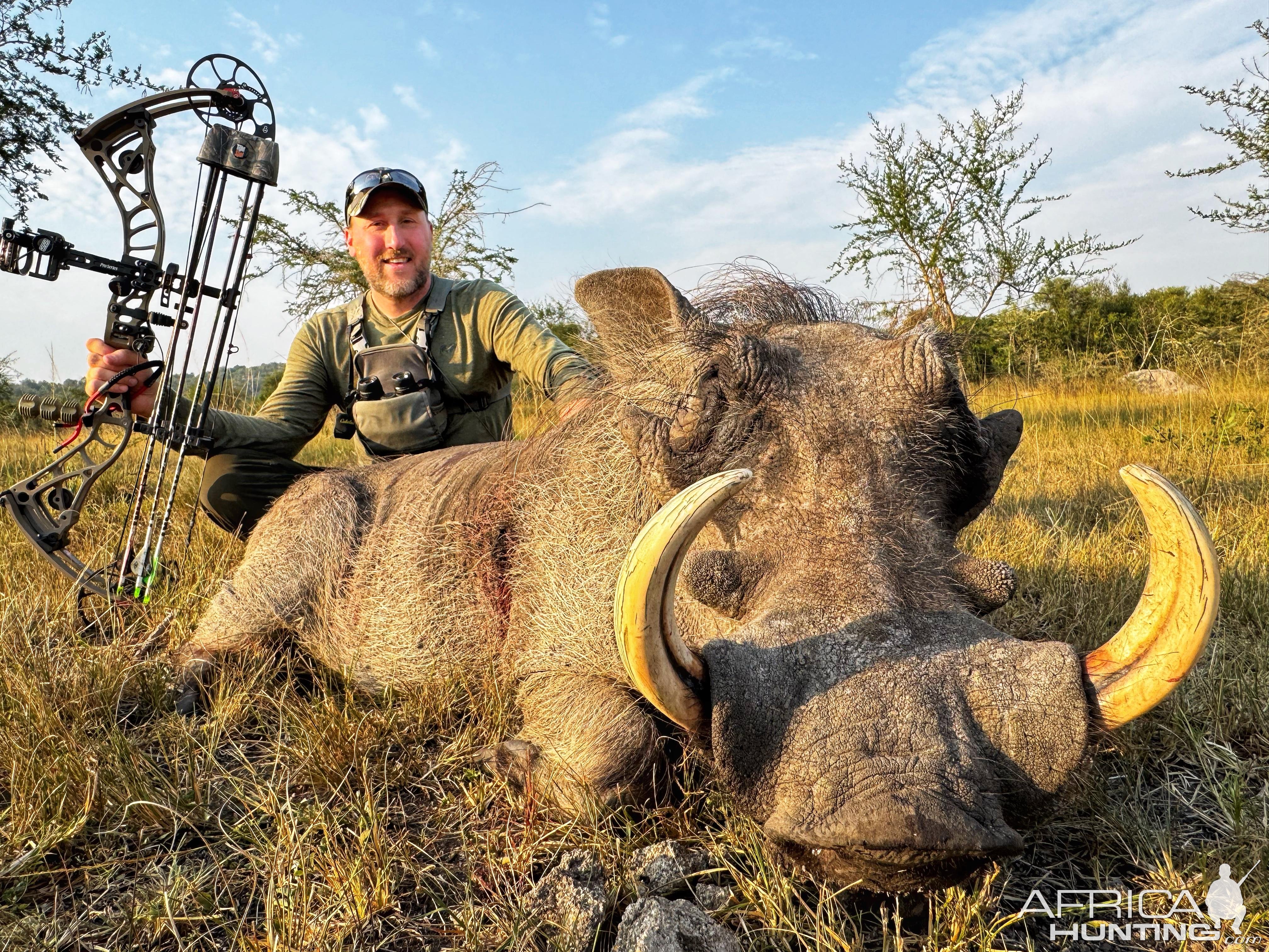 Warthog Bow Hunt Uganda