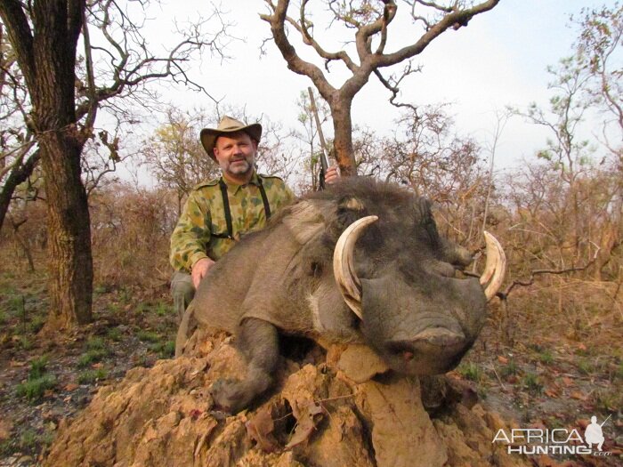 Warthog hunt with CAWA in CAR