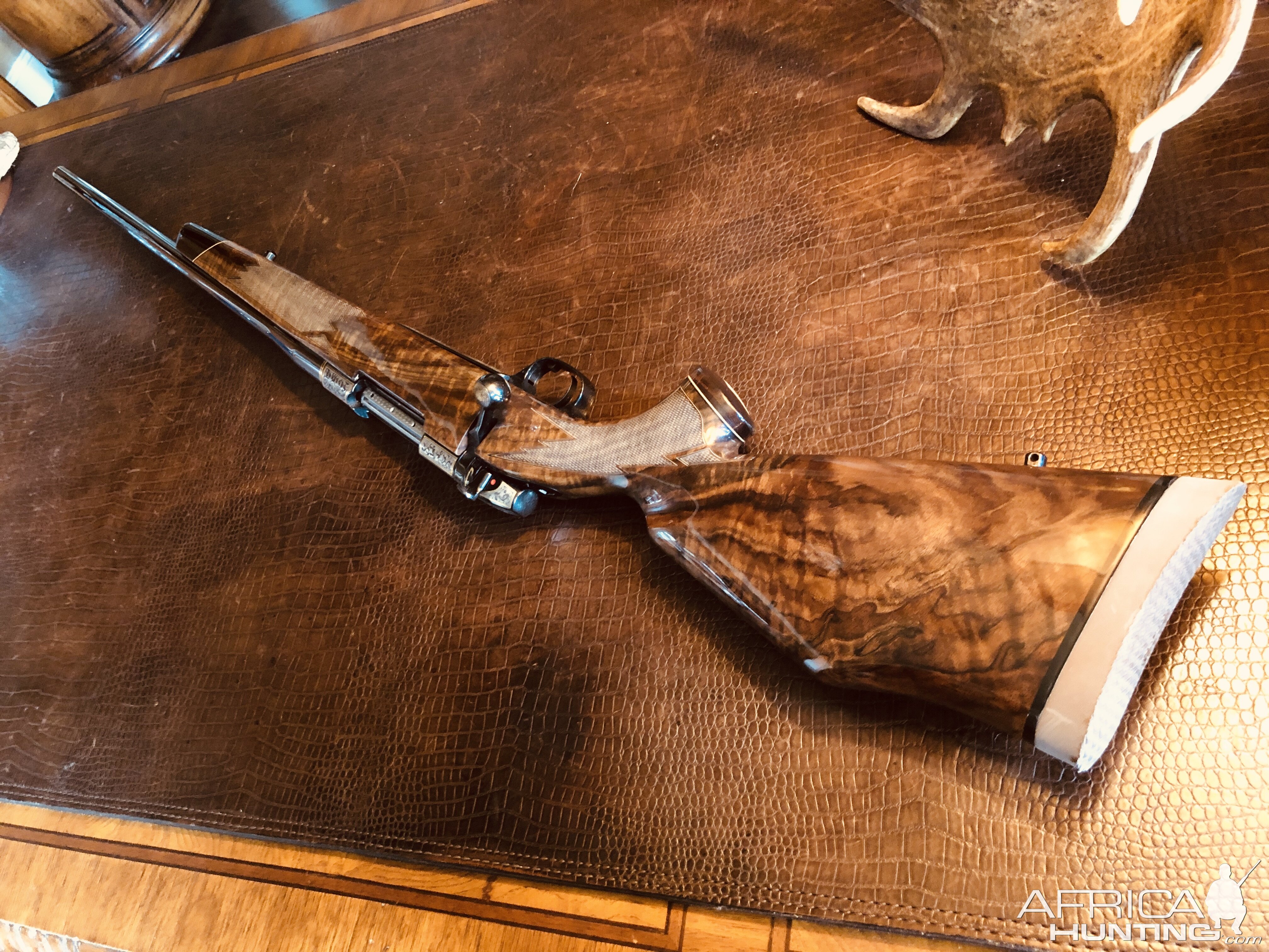 Weatherby Mark V Royal Ultramark Custom 375 H&H Rifle with 23" barrel