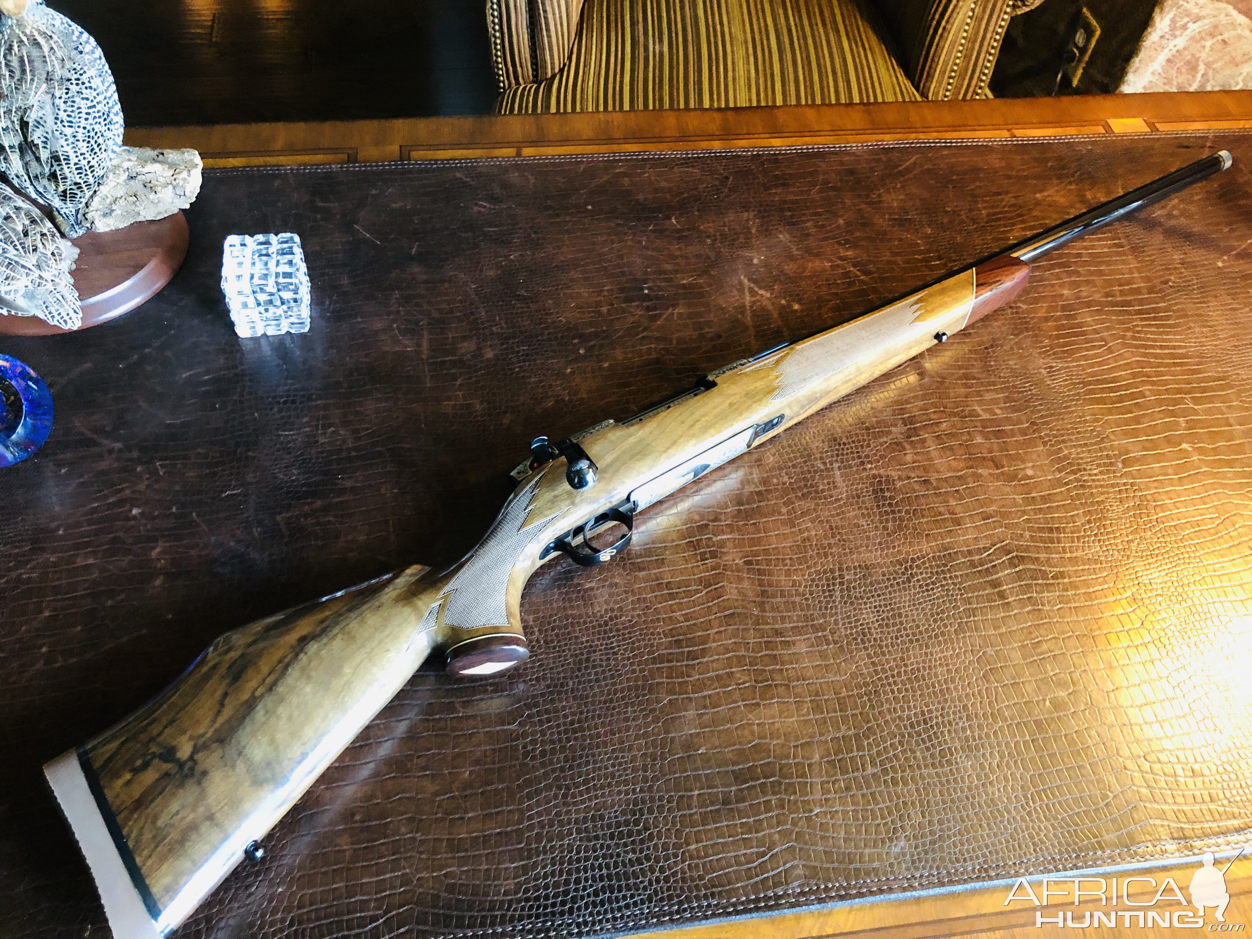 Weatherby Mark V Royal Ultramark Custom 416 Rem Mag Rifle with 23" barrel