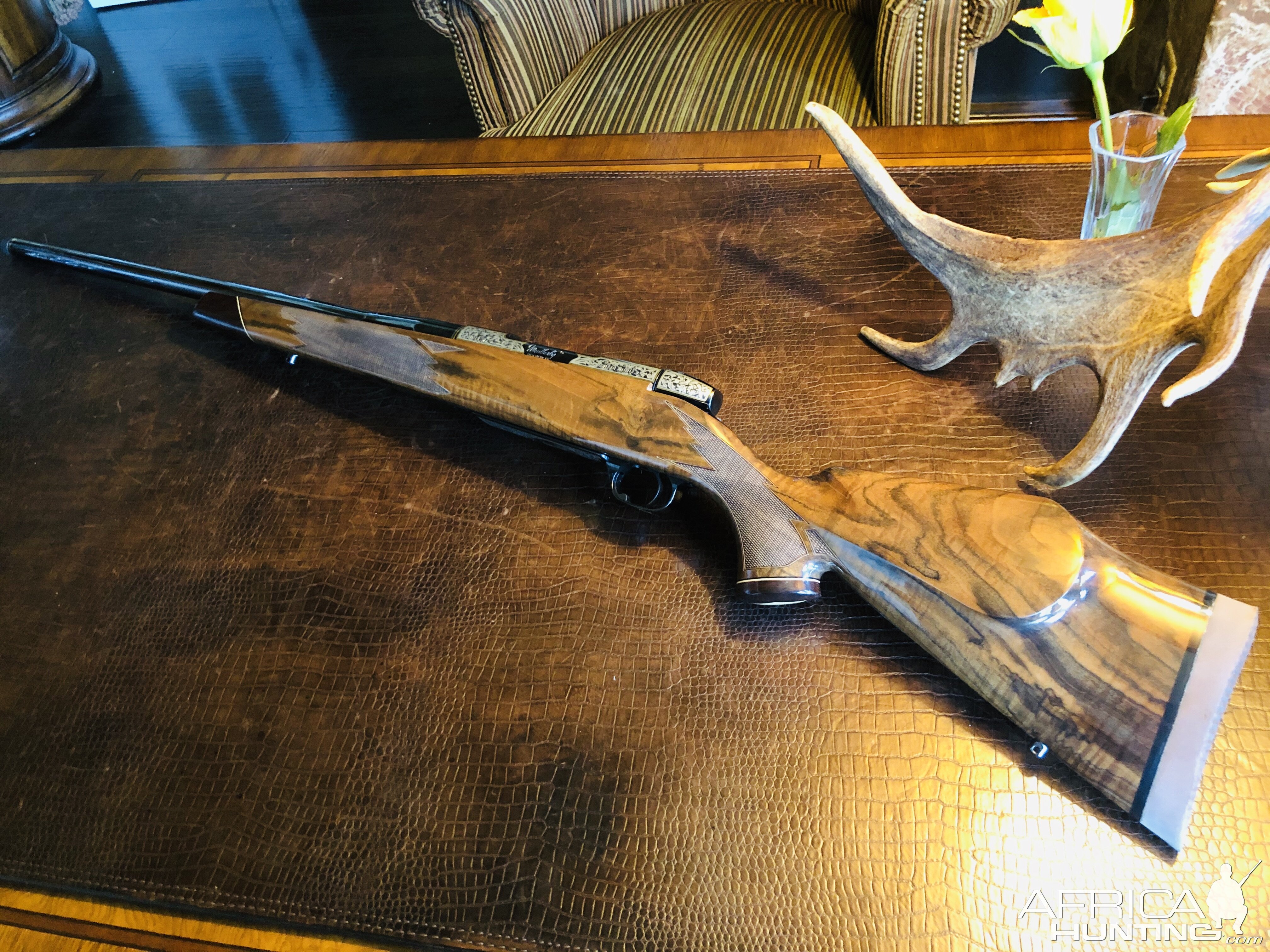 Weatherby Mark V Royal Ultramark Custom 416 Rem Mag Rifle with 23" barrel