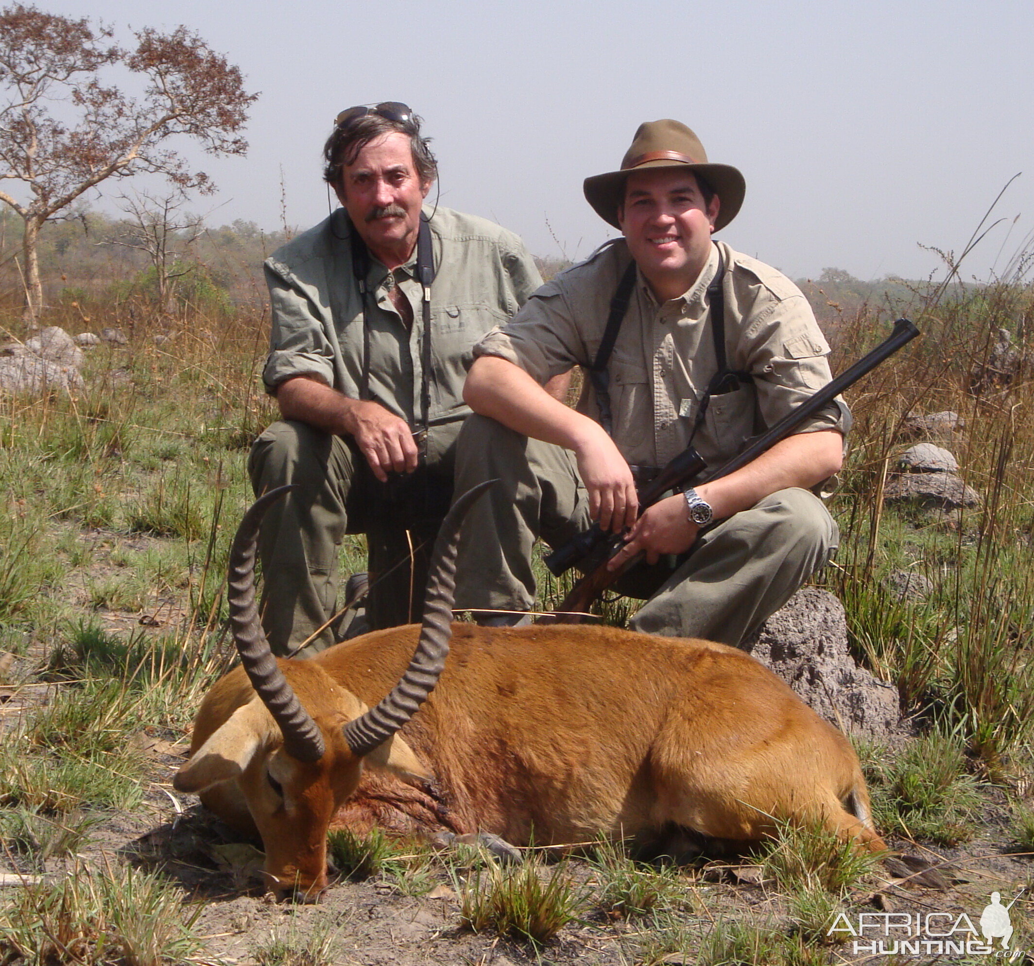 Western Kob/Buffon hunted in Central Africa with Club Faune