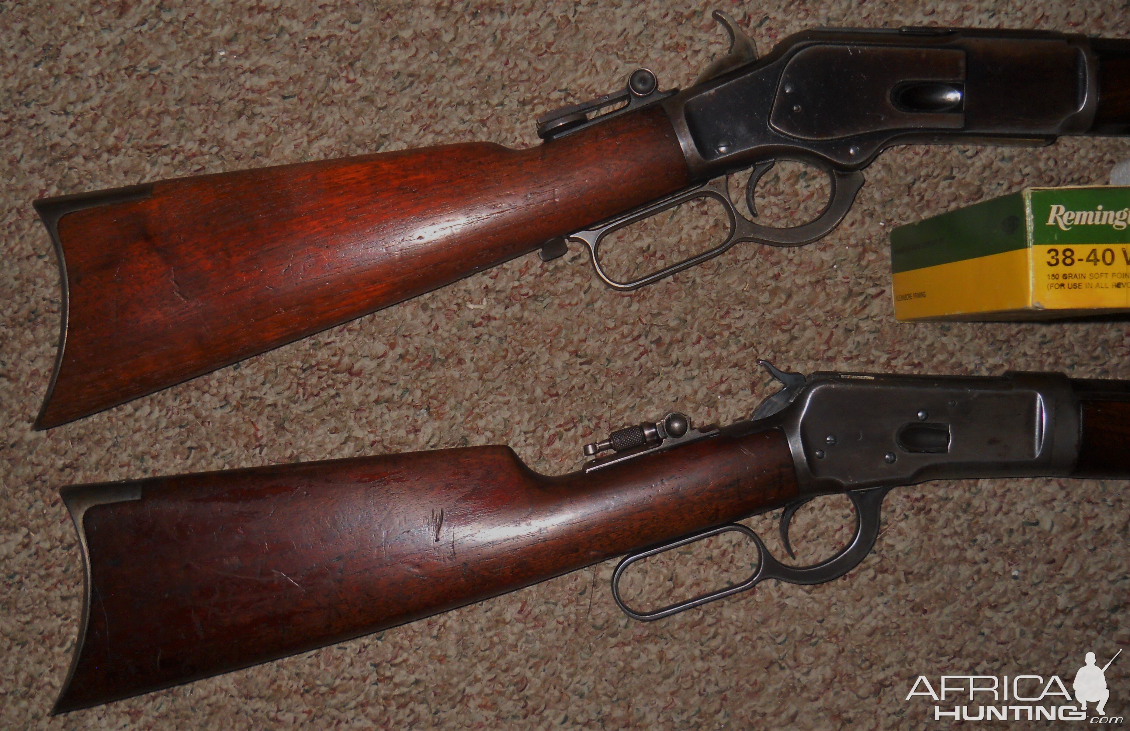 Winchester 38-40 lever action rifles