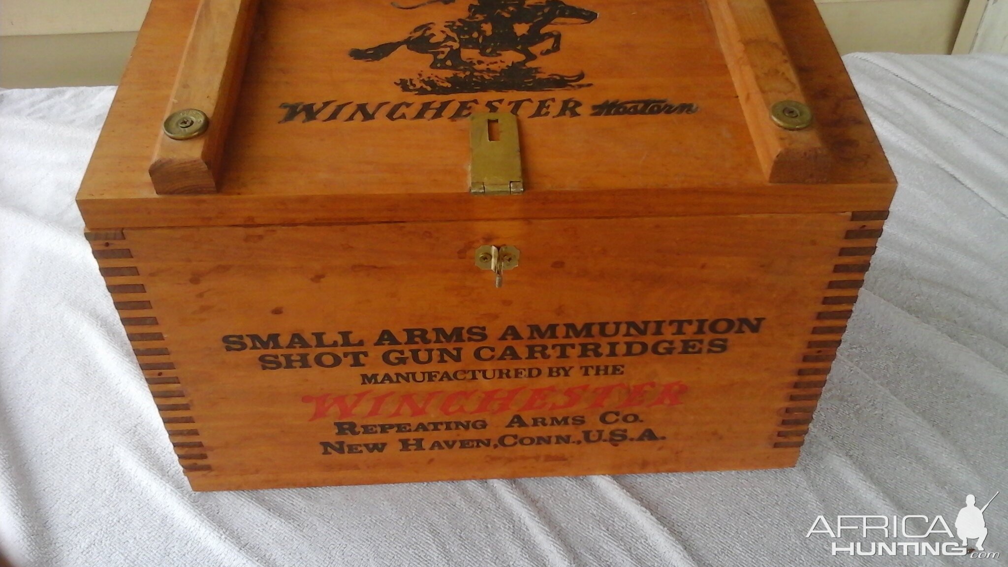 Winchester Vintage Wooden Hunting Ammo Box