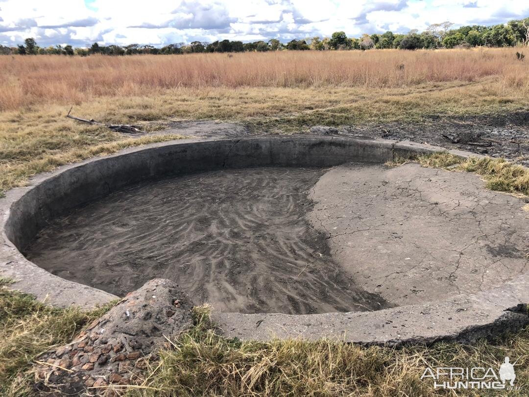 Work in progress - Building a new camp Zimbabwe